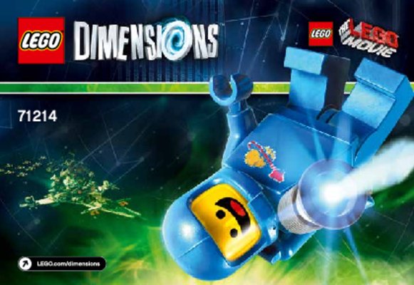 Notice / Instructions de Montage - LEGO - DIMENSIONS - 71214 - Pack Héros Benny: Page 1