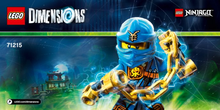 Notice / Instructions de Montage - LEGO - DIMENSIONS - 71215 - Pack Héros Jay: Page 1