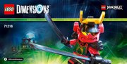 Notice / Instructions de Montage - LEGO - DIMENSIONS - 71216 - Pack Héros Nya: Page 1