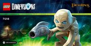 Notice / Instructions de Montage - LEGO - DIMENSIONS - 71218 - Gollum™: Page 1