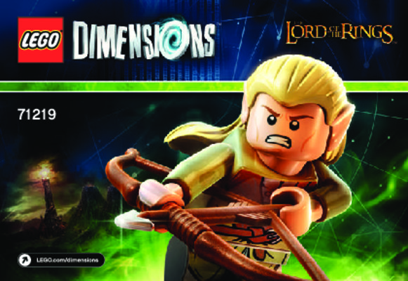 Notice / Instructions de Montage - LEGO - DIMENSIONS - 71219 - Pack Héros Legolas™: Page 1