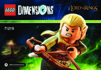 Notice / Instructions de Montage - LEGO - DIMENSIONS - 71219 - Pack Héros Legolas™: Page 1