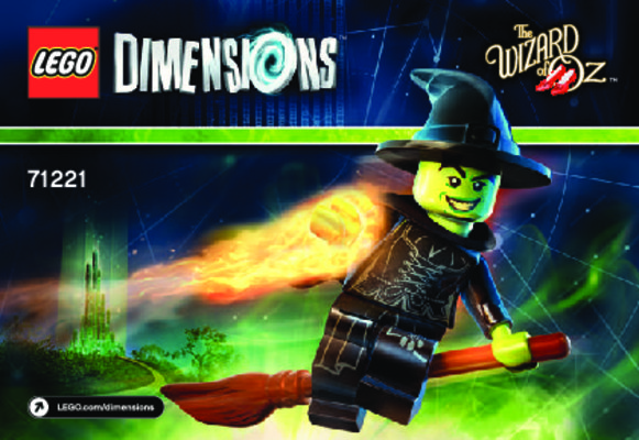 Notice / Instructions de Montage - LEGO - DIMENSIONS - 71221 - Pack Héros Wicked Witch™: Page 1