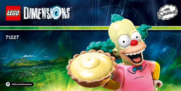 Notice / Instructions de Montage - LEGO - DIMENSIONS - 71227 - Krusty: Page 1