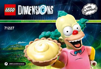 Notice / Instructions de Montage - LEGO - DIMENSIONS - 71227 - Krusty: Page 1