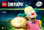 Notice / Instructions de Montage - LEGO - DIMENSIONS - 71227 - Krusty: Page 1