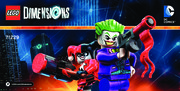 Notice / Instructions de Montage - LEGO - DIMENSIONS - 71229 - Pack Équipe DC Comics™: Page 1