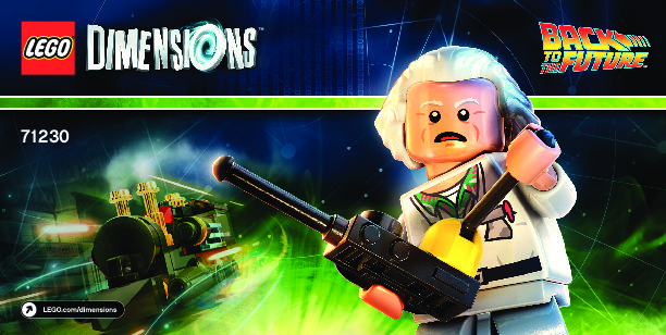 Notice / Instructions de Montage - LEGO - DIMENSIONS - 71230 - Pack Héros Doc Brown: Page 1