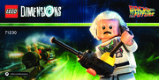 Notice / Instructions de Montage - LEGO - DIMENSIONS - 71230 - Pack Héros Doc Brown: Page 1