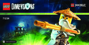 Notice / Instructions de Montage - LEGO - DIMENSIONS - 71234 - Pack Héros Sensei Wu: Page 1