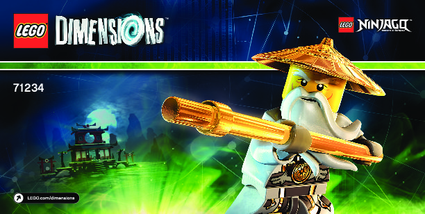 Notice / Instructions de Montage - LEGO - DIMENSIONS - 71234 - Pack Héros Sensei Wu: Page 1