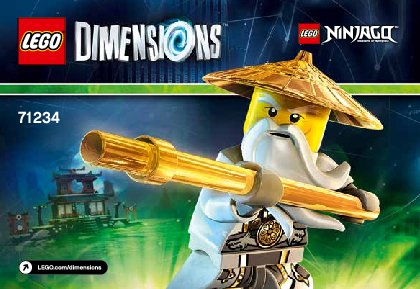 Notice / Instructions de Montage - LEGO - DIMENSIONS - 71234 - Pack Héros Sensei Wu: Page 1