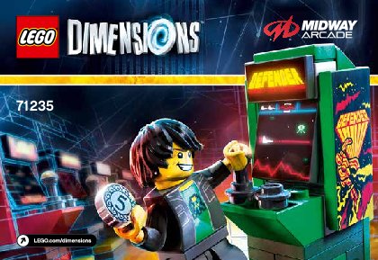 Notice / Instructions de Montage - LEGO - DIMENSIONS - 71235 - Pack Aventure Midway Arcade™: Page 1