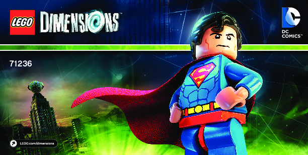 Notice / Instructions de Montage - LEGO - DIMENSIONS - 71236 - Pack Héros Superman™: Page 1