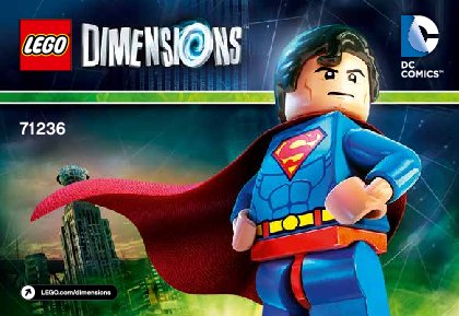 Notice / Instructions de Montage - LEGO - DIMENSIONS - 71236 - Pack Héros Superman™: Page 1