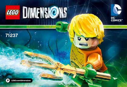 Notice / Instructions de Montage - LEGO - DIMENSIONS - 71237 - Pack Héros Aquaman™: Page 1