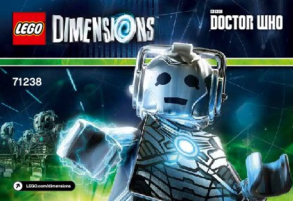 Notice / Instructions de Montage - LEGO - DIMENSIONS - 71238 - Pack Héros Cyberman™: Page 1