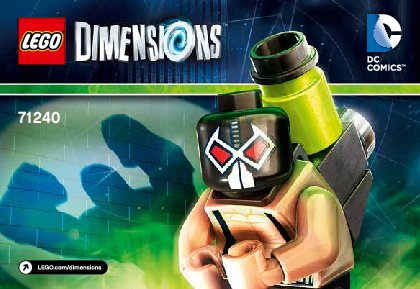 Notice / Instructions de Montage - LEGO - DIMENSIONS - 71240 - Pack Héros Bane™: Page 1