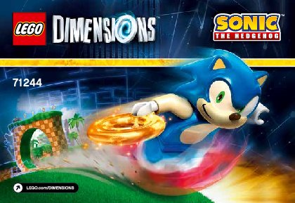 Notice / Instructions de Montage - LEGO - DIMENSIONS - 71244 - Pack Aventure Sonic the Hedgehog™: Page 1