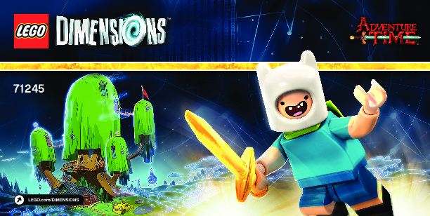 Notice / Instructions de Montage - LEGO - DIMENSIONS - 71245 - Pack aventure Adventure Time™: Page 1