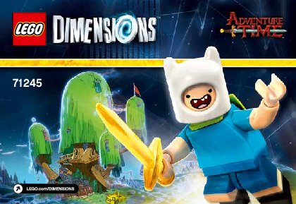 Notice / Instructions de Montage - LEGO - DIMENSIONS - 71245 - Pack aventure Adventure Time™: Page 1