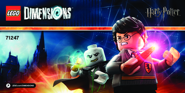 Notice / Instructions de Montage - LEGO - DIMENSIONS - 71247 - Pack Équipe Harry Potter™: Page 1