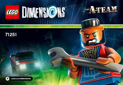 Notice / Instructions de Montage - LEGO - DIMENSIONS - 71251 - Pack Héros A-Team™: Page 1