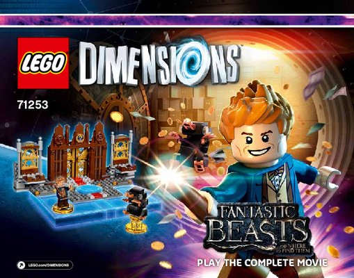 Notice / Instructions de Montage - LEGO - DIMENSIONS - 71253 - Pack Histoire Fantastic Beasts and Where to Find Them™: Page 1