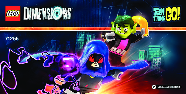 Notice / Instructions de Montage - LEGO - DIMENSIONS - 71255 - Pack Équipe Teen Titans Go!™: Page 1