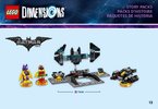 Notice / Instructions de Montage - LEGO - DIMENSIONS - 71255 - Pack Équipe Teen Titans Go!™: Page 13