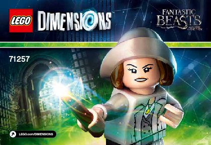 Notice / Instructions de Montage - LEGO - DIMENSIONS - 71257 - Pack Héros Tina Goldstein: Page 1