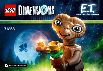 Notice / Instructions de Montage - LEGO - DIMENSIONS - 71258 - Pack Héros E.T. the Extra-terrestrial™: Page 1