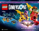 Notice / Instructions de Montage - LEGO - DIMENSIONS - 71264 - Pack Histoire THE LEGO® BATMAN MOVIE: Page 1