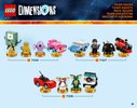 Notice / Instructions de Montage - LEGO - DIMENSIONS - 71264 - Pack Histoire THE LEGO® BATMAN MOVIE: Page 39