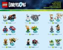 Notice / Instructions de Montage - LEGO - DIMENSIONS - 71264 - Pack Histoire THE LEGO® BATMAN MOVIE: Page 41