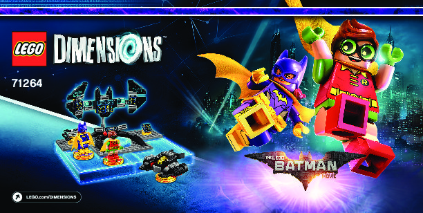 Notice / Instructions de Montage - LEGO - DIMENSIONS - 71264 - Pack Histoire THE LEGO® BATMAN MOVIE: Page 1