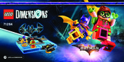 Notice / Instructions de Montage - LEGO - DIMENSIONS - 71264 - Pack Histoire THE LEGO® BATMAN MOVIE: Page 1