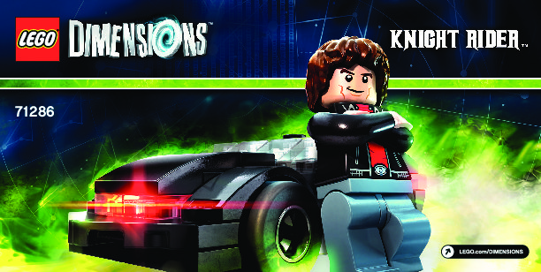 Notice / Instructions de Montage - LEGO - DIMENSIONS - 71286 - Pack Héros Knight Rider™: Page 1