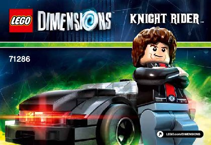 Notice / Instructions de Montage - LEGO - DIMENSIONS - 71286 - Pack Héros Knight Rider™: Page 1