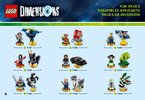 Notice / Instructions de Montage - LEGO - DIMENSIONS - 71287 - Pack Héros Teen Titans Go!™: Page 8