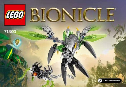 Notice / Instructions de Montage - LEGO - BIONICLE - 71300 - Uxar - Créature de la Jungle: Page 1