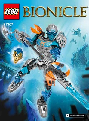 Notice / Instructions de Montage - LEGO - BIONICLE - 71307 - Gali - Unificateur de l'Eau: Page 1