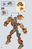 Notice / Instructions de Montage - LEGO - BIONICLE - 71308 - Tahu - Unificateur du Feu: Page 20