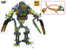 Notice / Instructions de Montage - LEGO - BIONICLE - 71313 - La bête de lave: Page 78