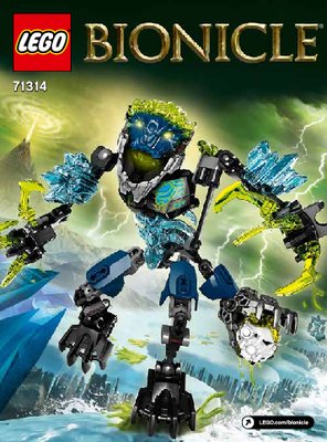 Notice / Instructions de Montage - LEGO - BIONICLE - 71314 - La bête de tempête: Page 1