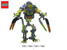 Notice / Instructions de Montage - LEGO - BIONICLE - 71314 - La bête de tempête: Page 1