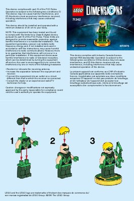 Notice / Instructions de Montage - LEGO - 71342 - GA Promotion Pack: Page 1