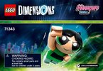 Notice / Instructions de Montage - LEGO - DIMENSIONS - 71343 - Pack Héros The Powerpuff Girls™: Page 1