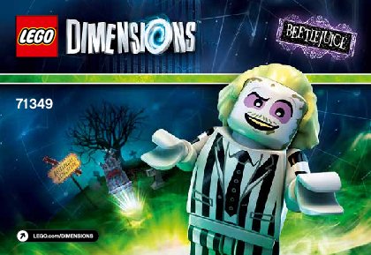 Notice / Instructions de Montage - LEGO - DIMENSIONS - 71349 - Pack Héros Beetlejuice™: Page 1