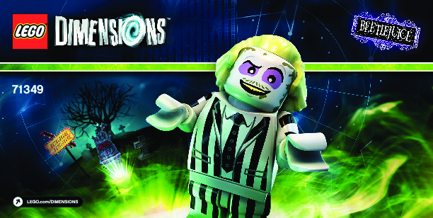 Notice / Instructions de Montage - LEGO - DIMENSIONS - 71349 - Pack Héros Beetlejuice™: Page 1